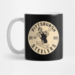 Vintage Pittsburgh Steelers 2 by Buck Tee Mug